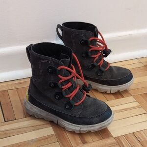 Sorel Kids Explorer Lace-Up Boots Size 12